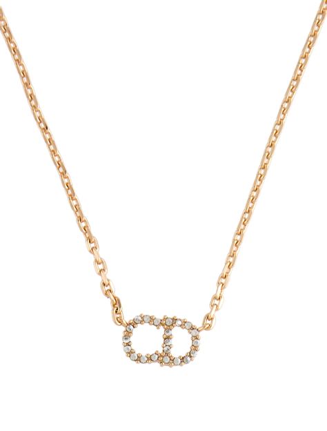 dior clair d lune necklace price|CHRISTIAN DIOR Metal Crystal Pearl Clair D Lune Necklace .